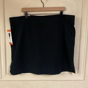 New! 32 Degrees Black Skort Skirt size XXL